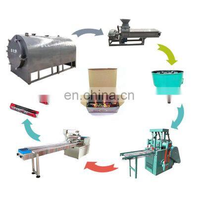 Shisha Charcoal Tablet Briquette Making Machine Automatic Coconut Shell Hookah Briquetting Press Production Line Equipment