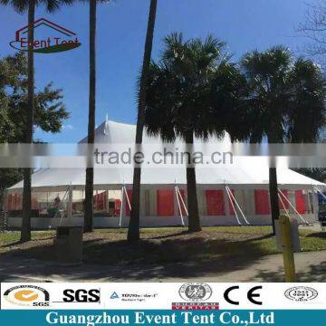 Cheap transparent PVC hard wall canopy peg tent for rental