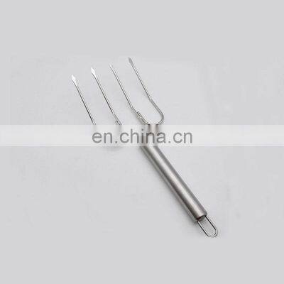 Amazon Hot Stainless steel BBQ chicken fork  turkey tool