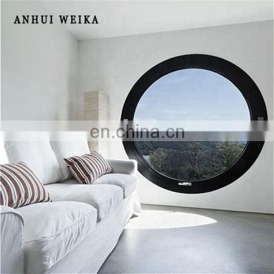 upvc round shape window upvc half moon windows vinyl profiles fixed skylight window