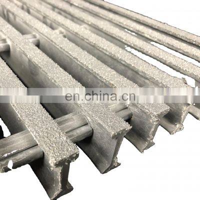 High Strength Composite Fiberglass Reinforced Anti Slip FRP Plastic pultruded  FRP Grating