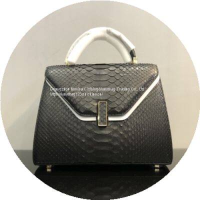 New Imported Python Leather 26cm Portable One-Shoulder Messenger Bag Fashion Trend Casual All-Match High-End photo-5