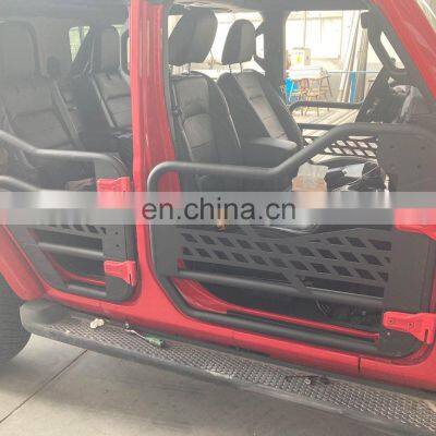 Steel Half Door 4 Doors Front And Rear Half Door With Locks And Side Mirror Covers for Jeep Wrangler JL photo-2