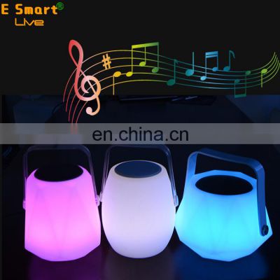 Festive atmosphere lamp led Speaker portable PE plastic TWS function hot sale ice bucket led light speaker