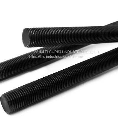 Carbon Steel Continuous Double Ended Bolt Bar / Oxide UNF Thread Studs Fine Teeth photo-2