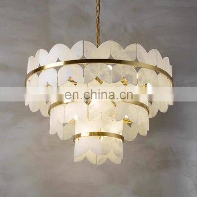 Modern chandelier luxury for home kitchen dining room alabaster chandelier