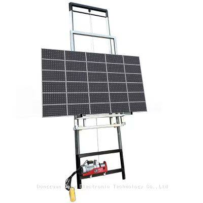 220V Electric Photovoltaic Panel Lift for Solar Panel Installation Glass Sun Room Windows and Doors Car Lift-New Condition