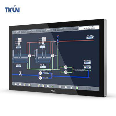 TKUN18.5inch Touch one machine factory Fanless Industrial Computer 1366*768 with RS232 LAN SIM Card slot