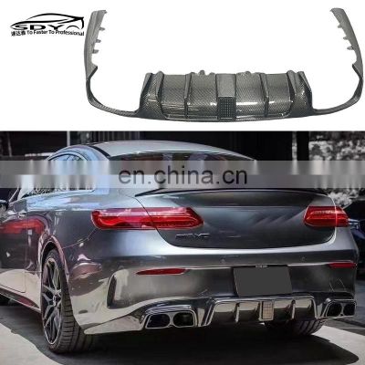 C238 E Class Coupe BB Style Carbon Fiber Rear Bumper Lip Light Diffuser For Mercedes Benz C238 E238 E Class