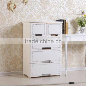 Houseware Colorfur Simple Design 4-Layer Plastic Drawers photo-2