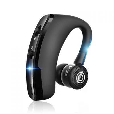 fone v9 Handsfree Business Wireless Headset with Mic Voice Control Headphone for Drive Connect with 2 Phone