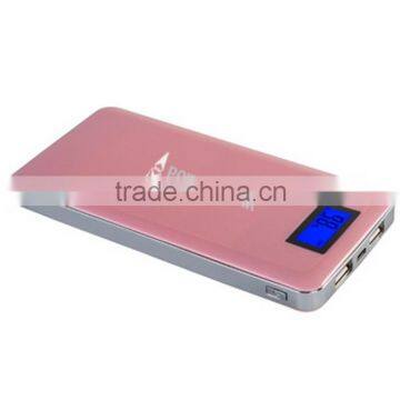 Bottom price useful power bank 12000mah with led torch