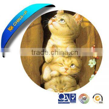 Promotional PVC Mouse Pad Cute Cats Cartoon Image