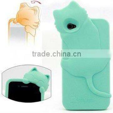 Cathead Silicone Rubber Sleeve For Apple Iphone 4 4s