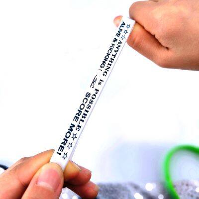 Factory Wholesale New World Cu P With Football Team Building Sports Soccer Silk Screen Printing Custom Silicone Bracelet