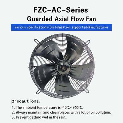 AC 220/380V   YWF400  Series Low Noise Efficient External Rotor AC Axial Fan Motor for Industrial Cooling