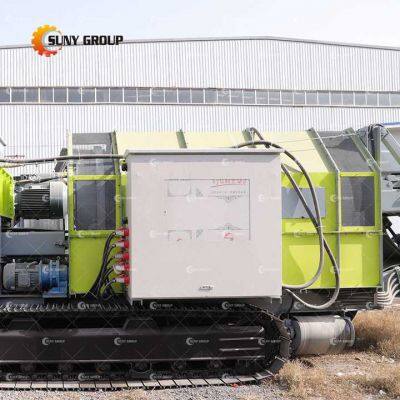 Industrial-Grade Crawler Shredder Crawler-Mounted Shredding System