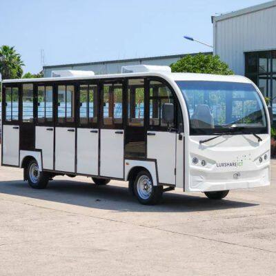 23-seater Enclosed Electric Sightseeing Bus | Electric and Fuel-powered Sightseeing Buses for Scenic Spots and Campuses photo-2