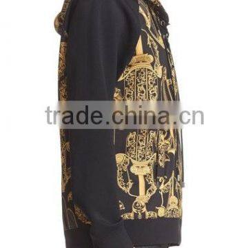 Custom Raglan Sleeve Graphic Print Neoprene Mens Hoodies photo-3