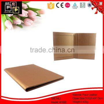 Professional Factory Top Quality Hotel Waterproof A4 Size Menu Holder
