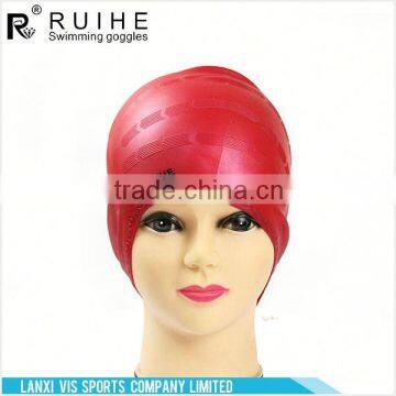 HOT SALE super quality pure color silicone swim caps directly sale