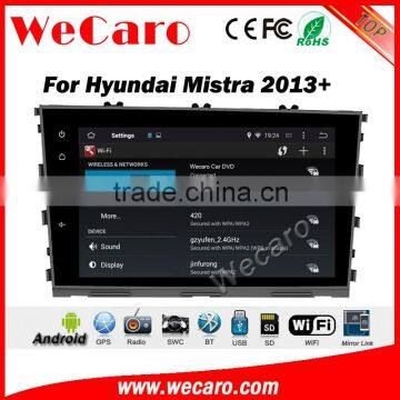 Wecaro WC-HM1056 10.2 inch android 4.4/5.1 car dvd gps for hyundai Mistra 2013 2014 2015 2016 With Wifi 3G GPS Radio RDS