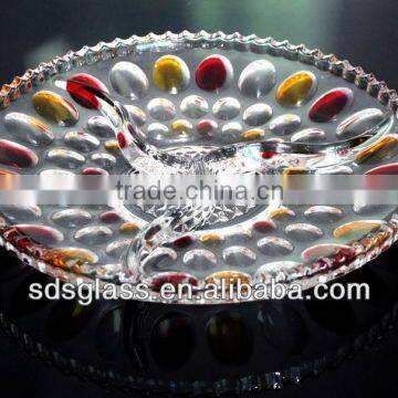 200mm/300mm glass fruit plate