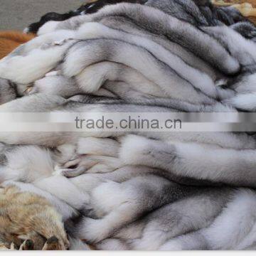 High Fashion Real White Fox Fur Wholepieces Skin and Fur photo-3