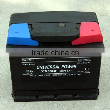 UP-DIN55MF car batteries 12V 55Ah