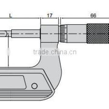 Insize 3232-25AC Blade MIcrometer, Ratchet Stop, 0-25mm Range Quality Choice photo-2
