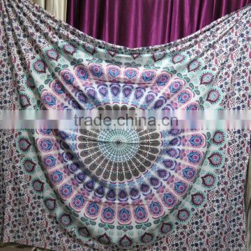 Peacock Handmade Ethnic Throw Mandala Tapestry Hippie tapestries