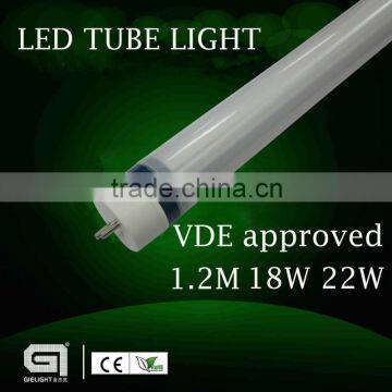 Hot sale 5 years warranty CE ROHS TUV VDE listed smd2835 1200mm t8 led tube 18w 22w