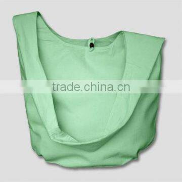 2016 Green cotton tai monk moon tote bag