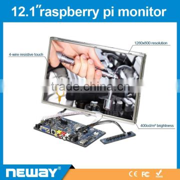 12.1'' 1280x800 high resolution LCD banana pi touch screen