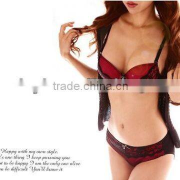 2014 New Arrival hot girl sexy fancy bra panty set