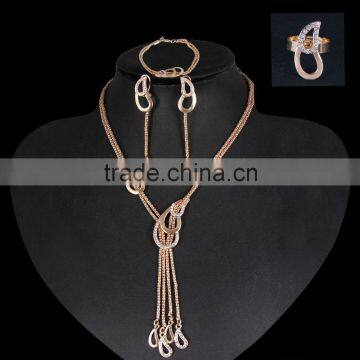 New Design Gold Jewelry Costume Jewelry Set China Fashion Jewelry Set photo-2