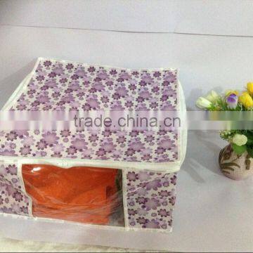 40cm x 40cm x 20cm 1 side PVC window PP non woven storage bag