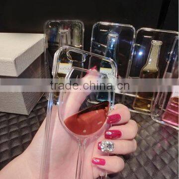 For iphone 6 plus Hourglass PC hard crystal clear phone cover for iphone 6 5.5", Mobile phone cover For iphone 6 plus case