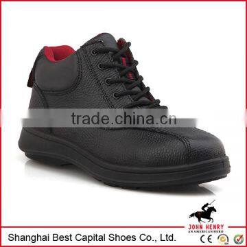 PU injection leather safety shoes for women/lady safety shoe