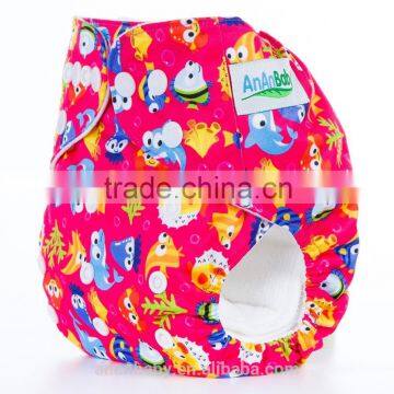 AnAnBaby New Printed Baby Cloth Diapers Reusable Bulk Cloth Diapers photo-5