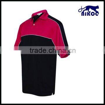 Racing Colorblocked Moisture-Free Mesh Sport Shirt