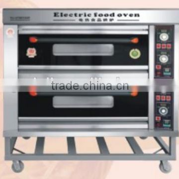 Hot sale 2 layers 4 trays deck oven,bakery deck ovens