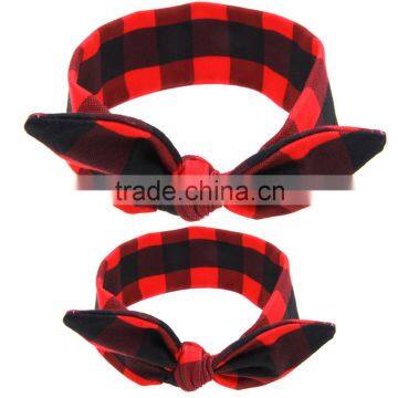 Hot-sale Mommy Baby Knotted Turban Headband Head Wraps Mommy and Baby Headbands for Hair Accessories Polka Dot Headwear Wh-1737 photo-5