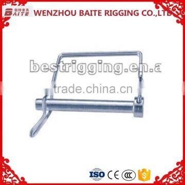 Zinc plated & Nickel plaed Square shape linch Quick pin hitch pin clip single winded in China Rigging Hardware