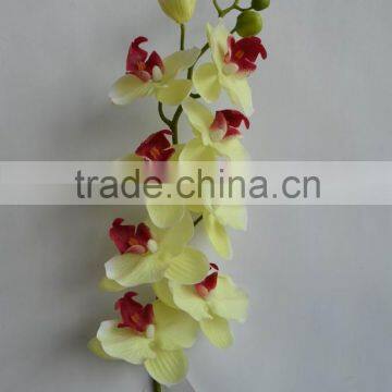 artificial orchid flower Butterfly Orchids for home decoration yellow butterfly orchid artificial blue orchids flowers