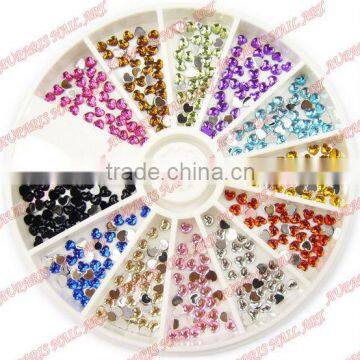 R-107 Nail Art ,2014 Hot Sell nail art;crystal stones,Professional Nail Beauty,Nail Rhinestones