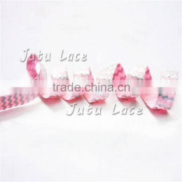 Shiny 5/8'' Elastic Fold Over Elastic - Stretch Baby/girls Headbands Accessory photo-2