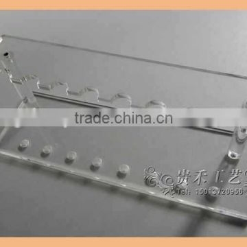 transparent hot selling acrylic pen display rack for wholesale