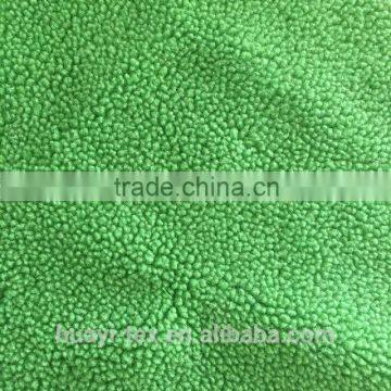 Dynamic Green 100% Polyester Sherpa Fabric photo-3