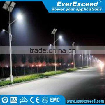 EverExceed 12w~90w Solar Power Street LED Light System with 12/24v Circuit with automatic controller